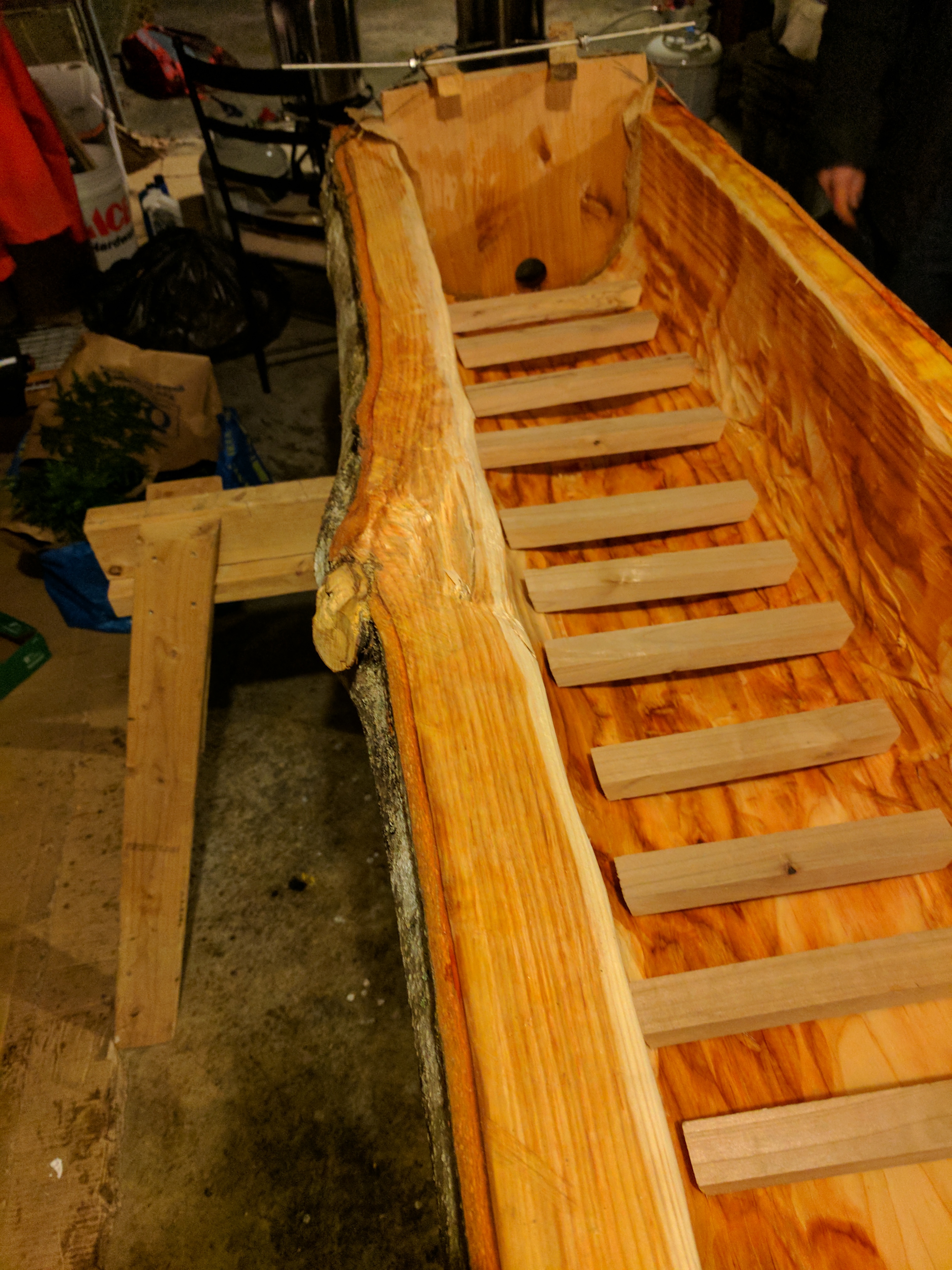 Slats to hold the juniper